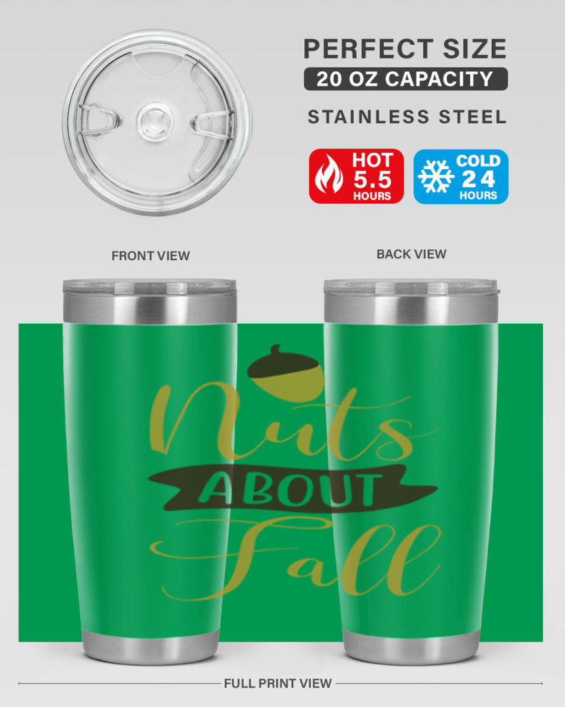 Nuts About Fall 442#- fall- Tumbler