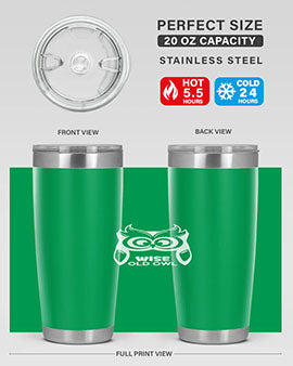 Owl Lover Wise Old Owl A TurtleRabbit 13#- owl- Tumblers
