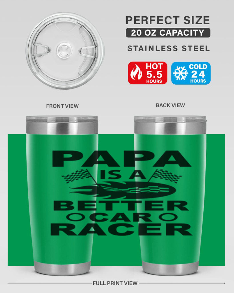 Papa Is a Better cara 115#- grandpa - papa- Tumbler
