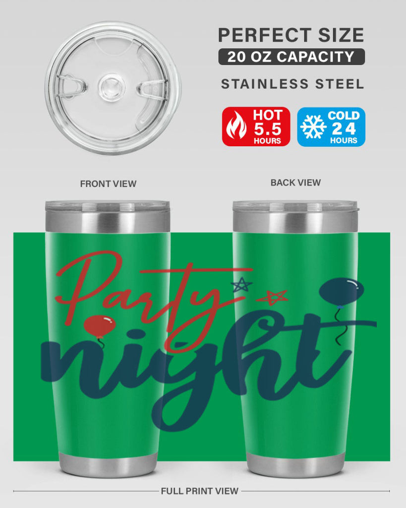 Party Night Style 84#- Fourt Of July- Tumbler
