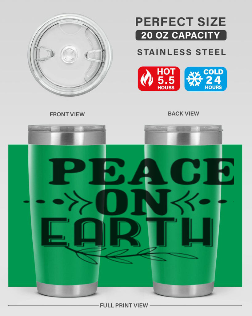 Peace on Earth 334#- winter- Tumbler