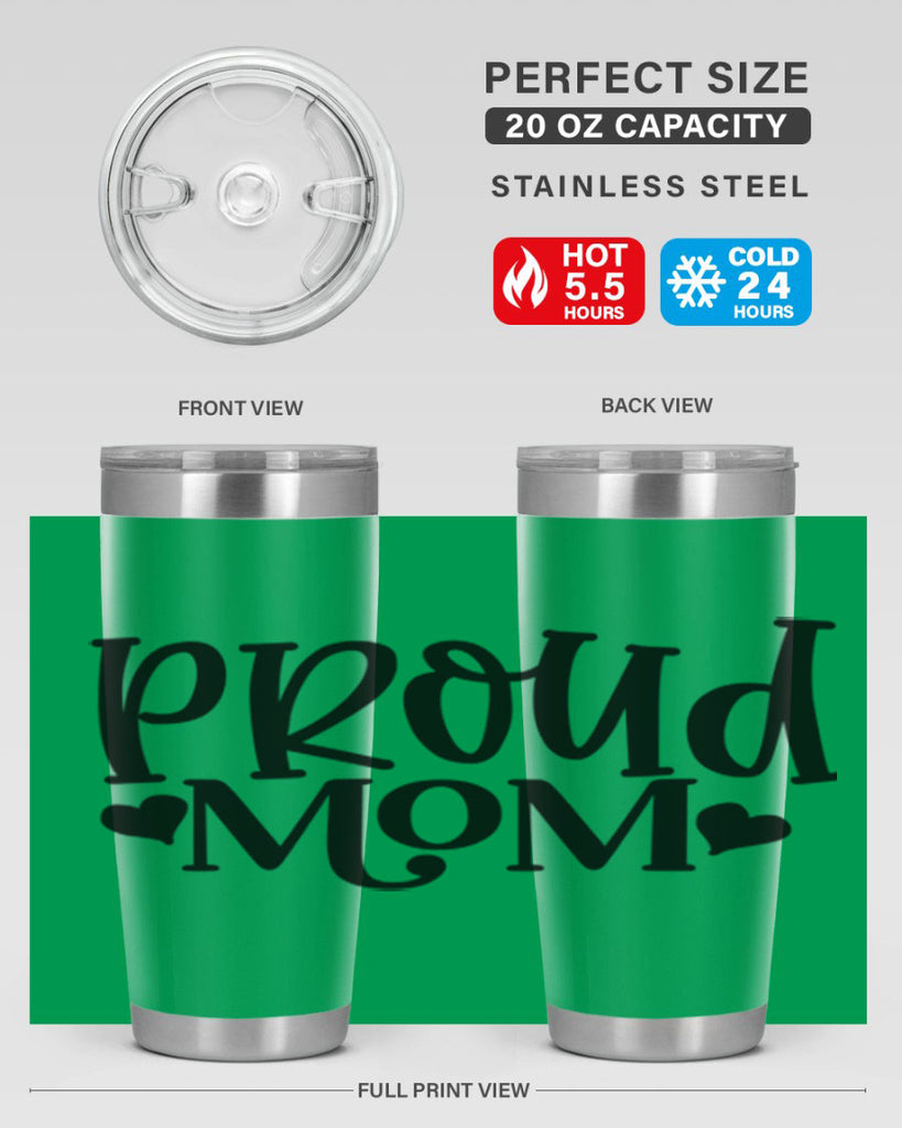 Proud Mom 2031#- baseball- Tumbler