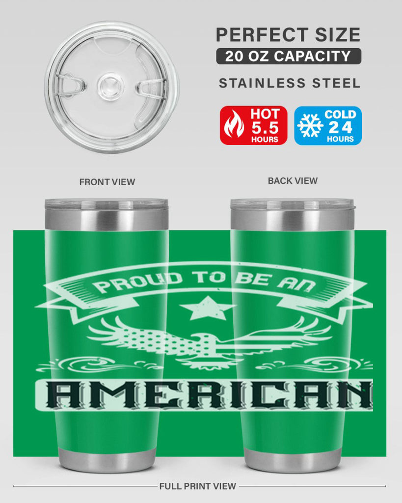 Proud to be an American Style 189#- Fourt Of July- Tumbler