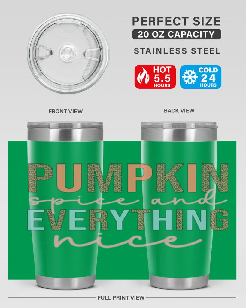 Pumpkin Spice And Everything Nice 533#- fall- Tumbler