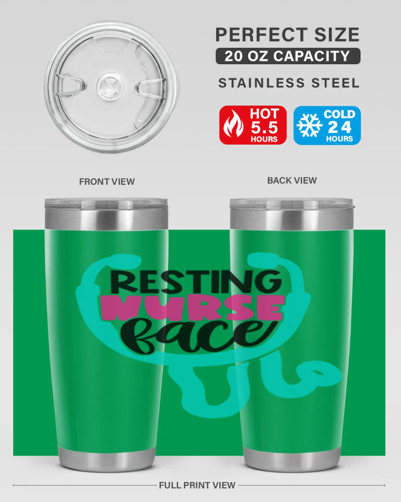 Resting Nurse Face Style Style 57#- nurse- tumbler