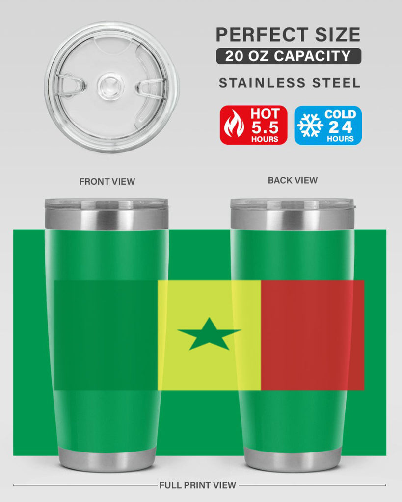 Senegal 45#- world flags- Tumbler