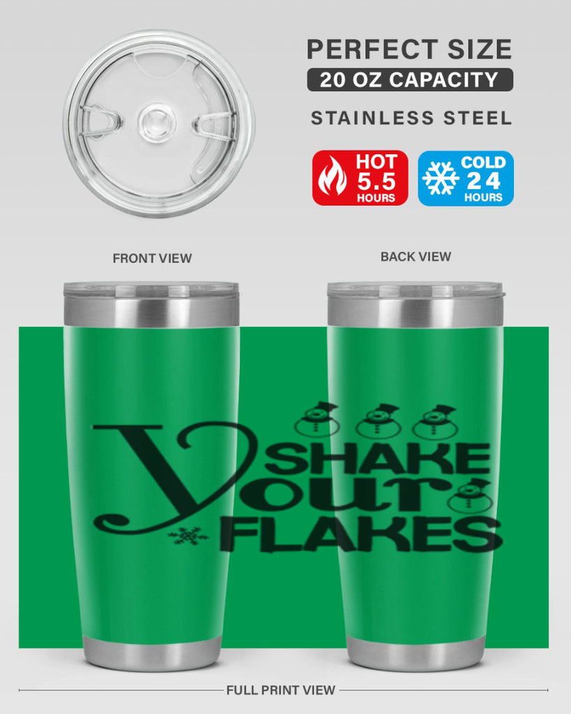 Shake Your Flakes 357#- winter- Tumbler