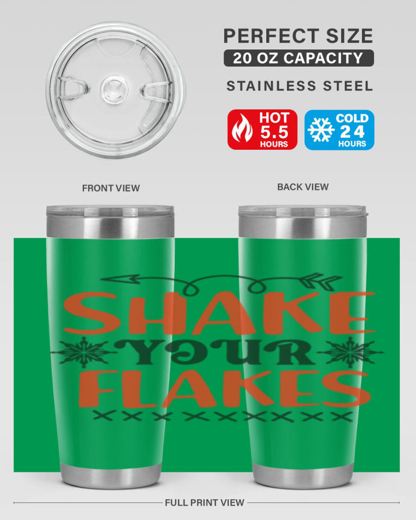 Shake Your Flakes 360#- winter- Tumbler
