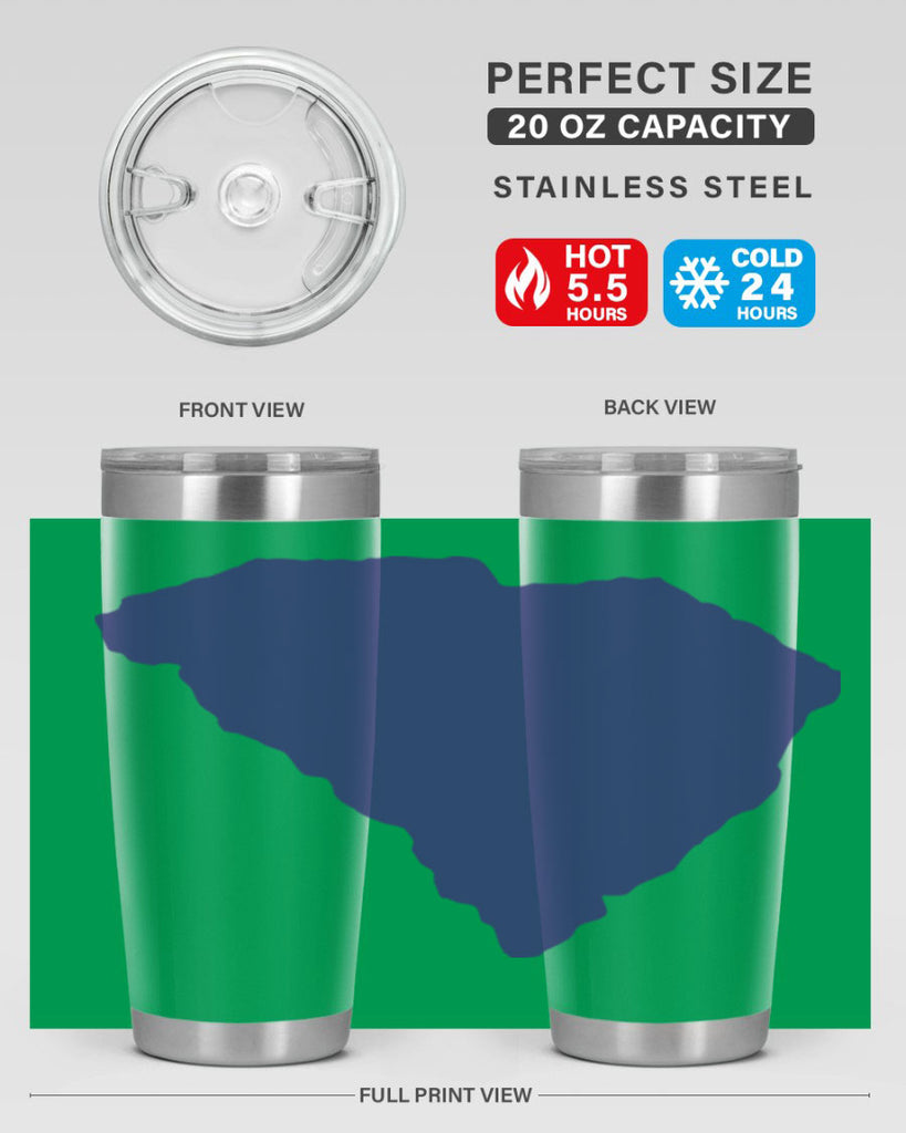 South Carolina 11#- stateflags- Tumbler