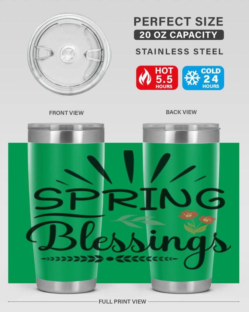 Spring Blessings  482#- spring- Tumbler