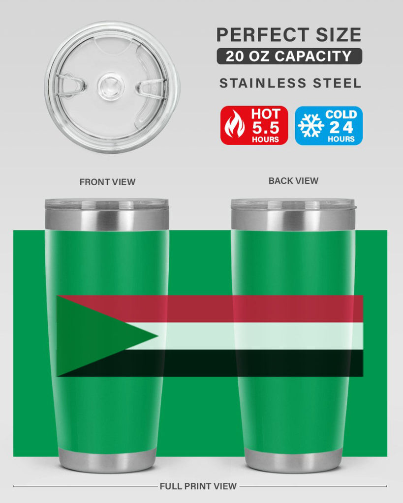 Sudan 31#- world flags- Tumbler
