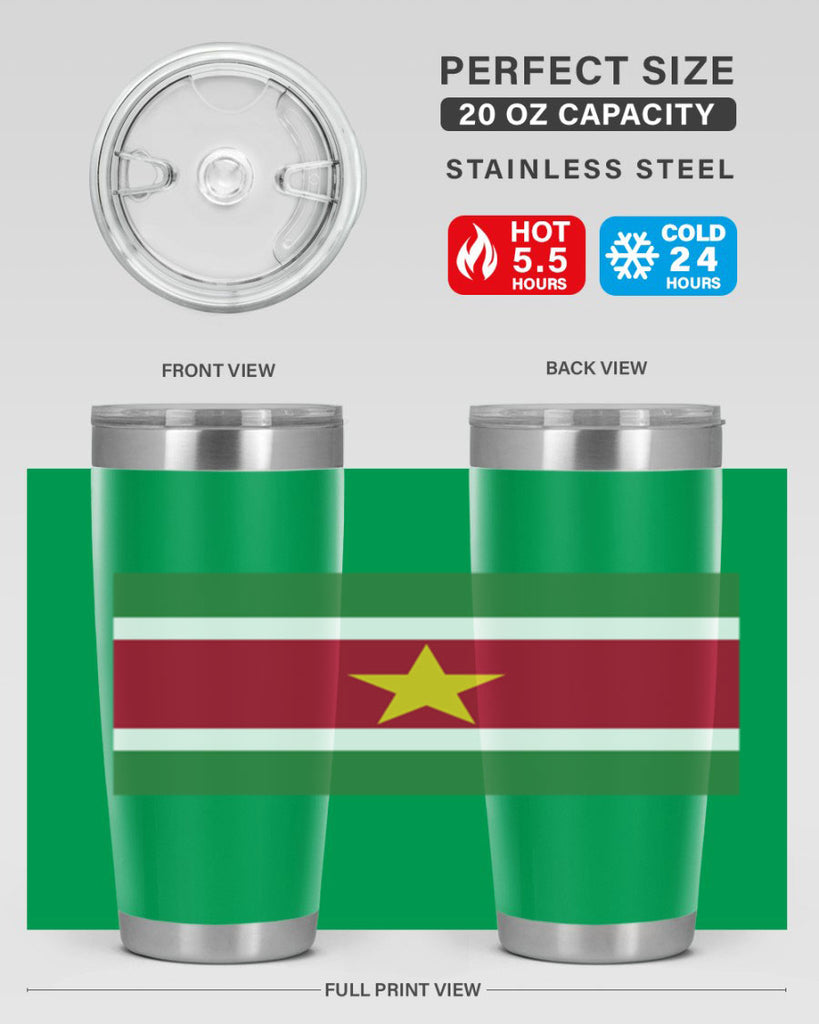 Suriname 30#- world flags- Tumbler