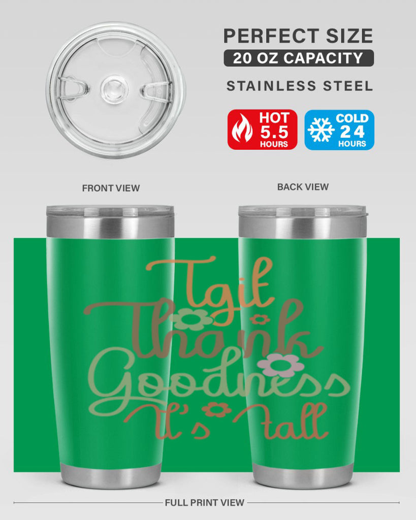 Tgif Thank Goodness Its Fall 596#- fall- Tumbler