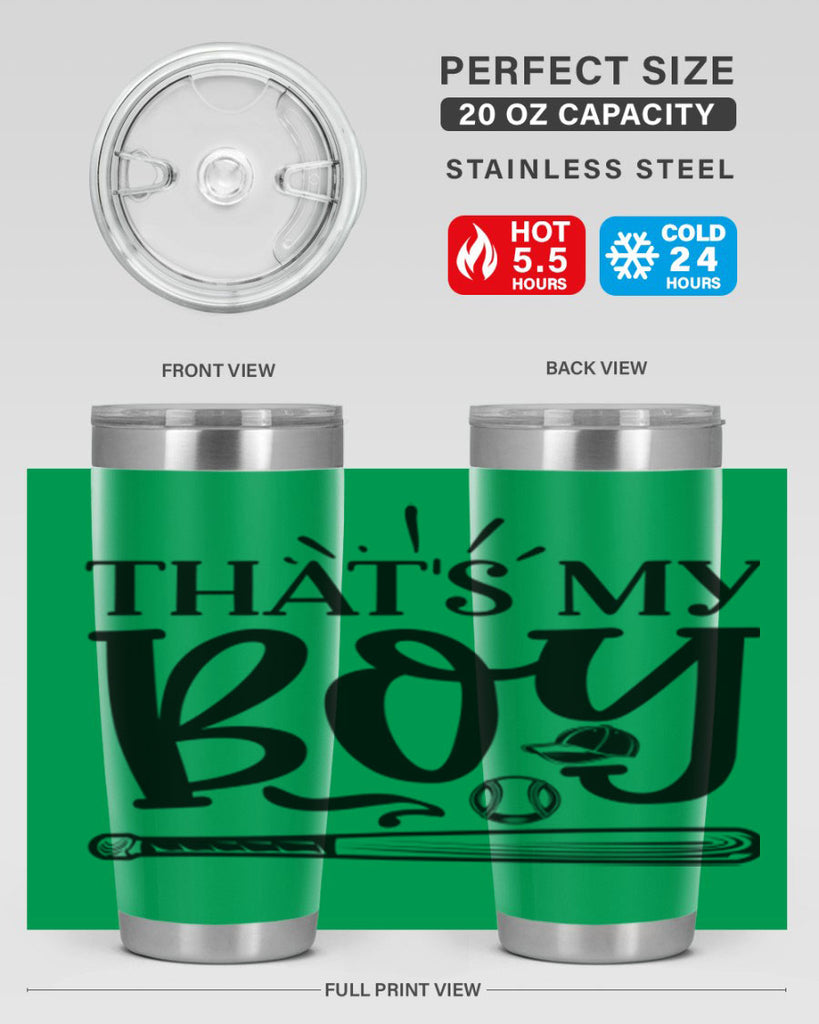 Thats My Boy 2028#- baseball- Tumbler