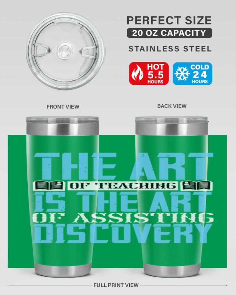 The art of teaching is the art of assisting discovery Style 15#- coaching- tumbler
