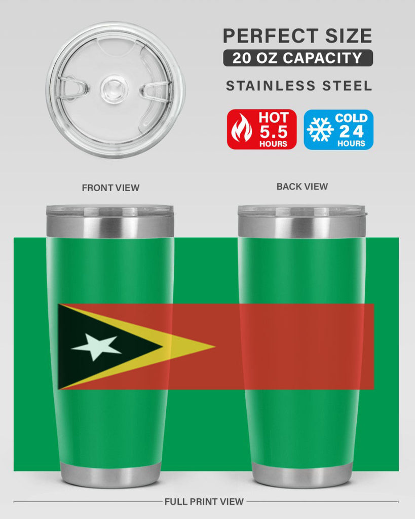 TimorLeste 22#- world flags- Tumbler