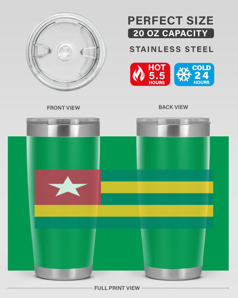 Togo 21#- world flags- Tumbler