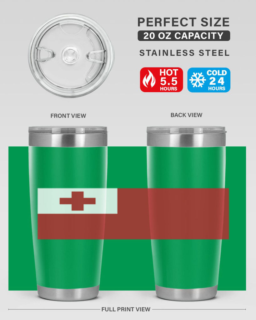 Tonga 20#- world flags- Tumbler