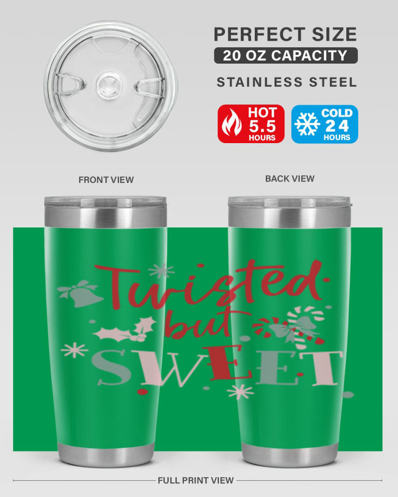 Twisted but sweet 424#- winter- Tumbler
