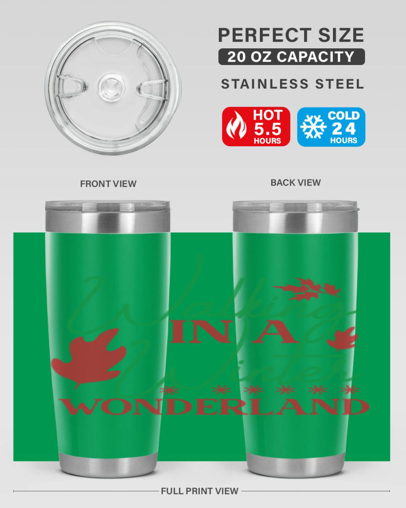 Walking In A Winter Wonderland 438#- winter- Tumbler