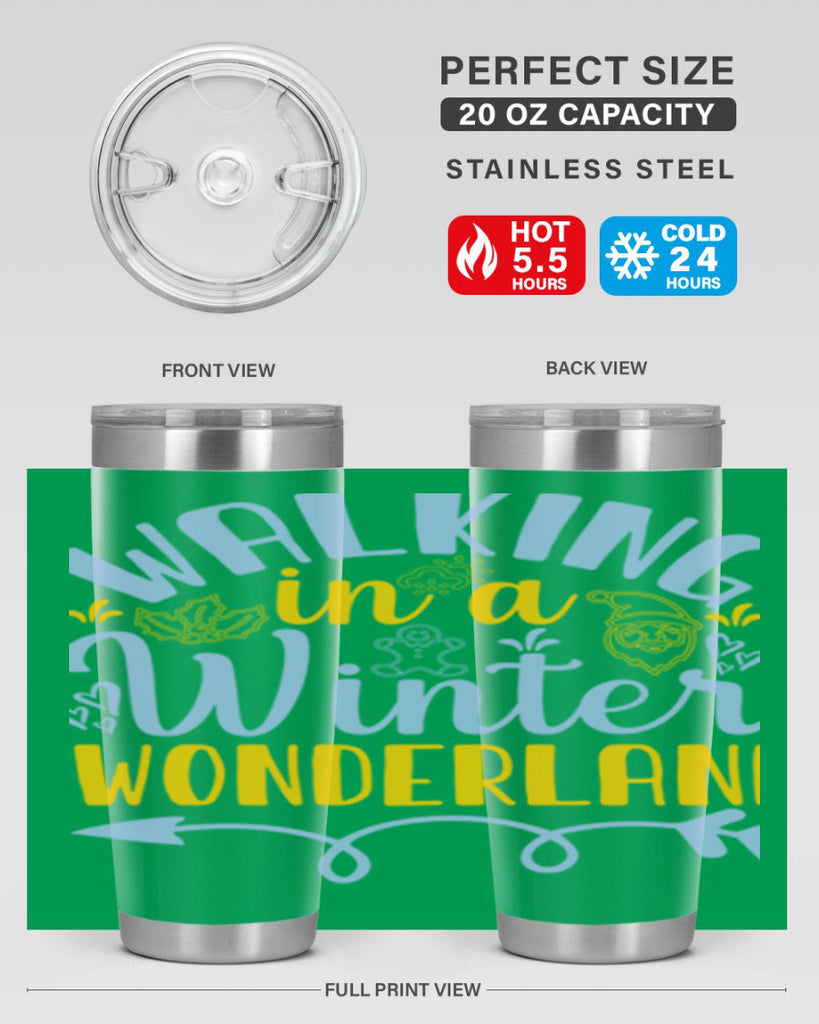 Walking in a winter wonderland440#- winter- Tumbler