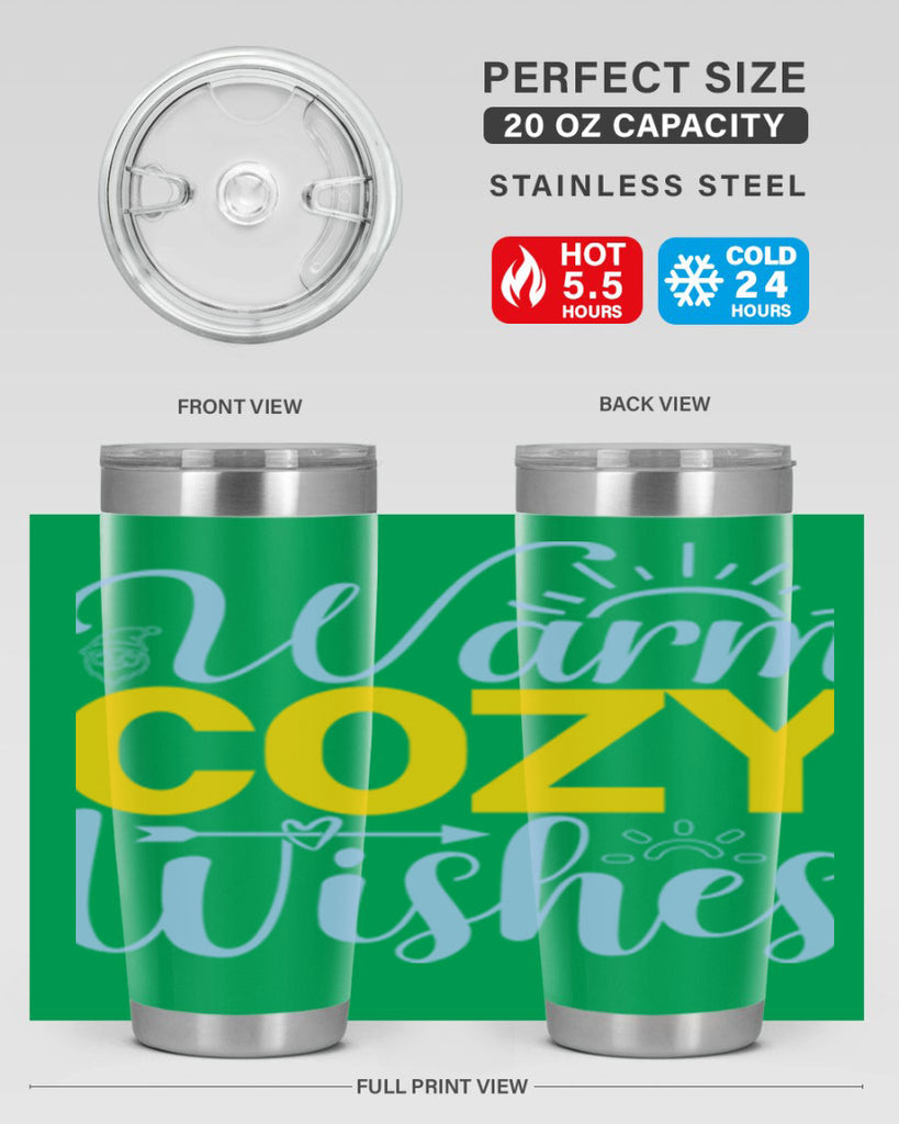 Warm cozy wishes447#- winter- Tumbler
