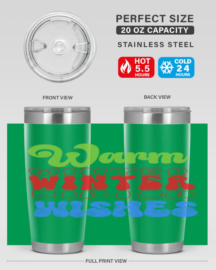 Warm winter wishes 458#- winter- Tumbler