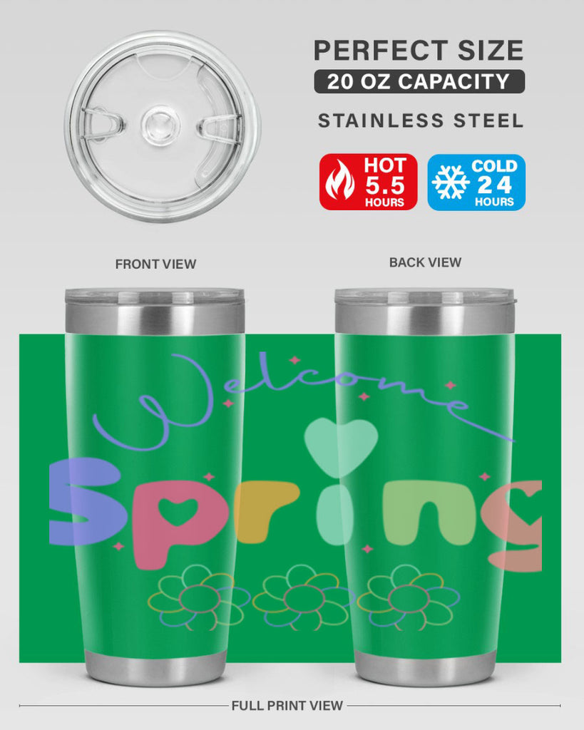 Welcome Spring583#- spring- Tumbler