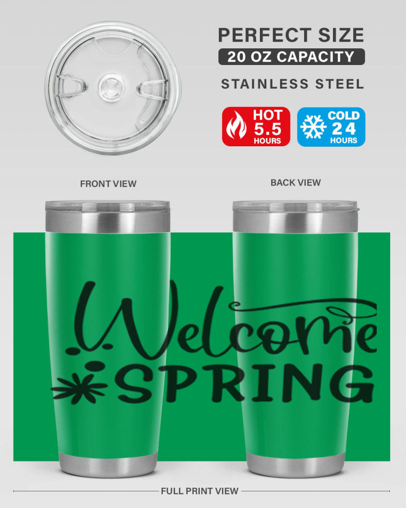 Welcome spring 12#- spring- Tumbler
