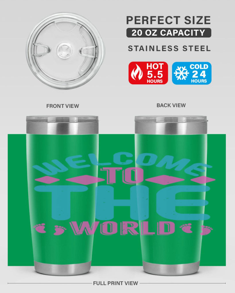 Welcome to the world Style 162#- baby- tumbler