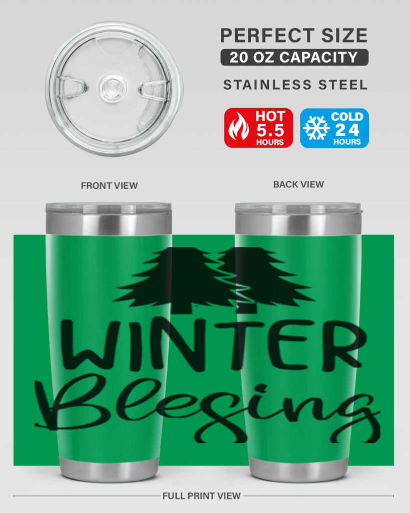 Winter Blesing483#- winter- Tumbler
