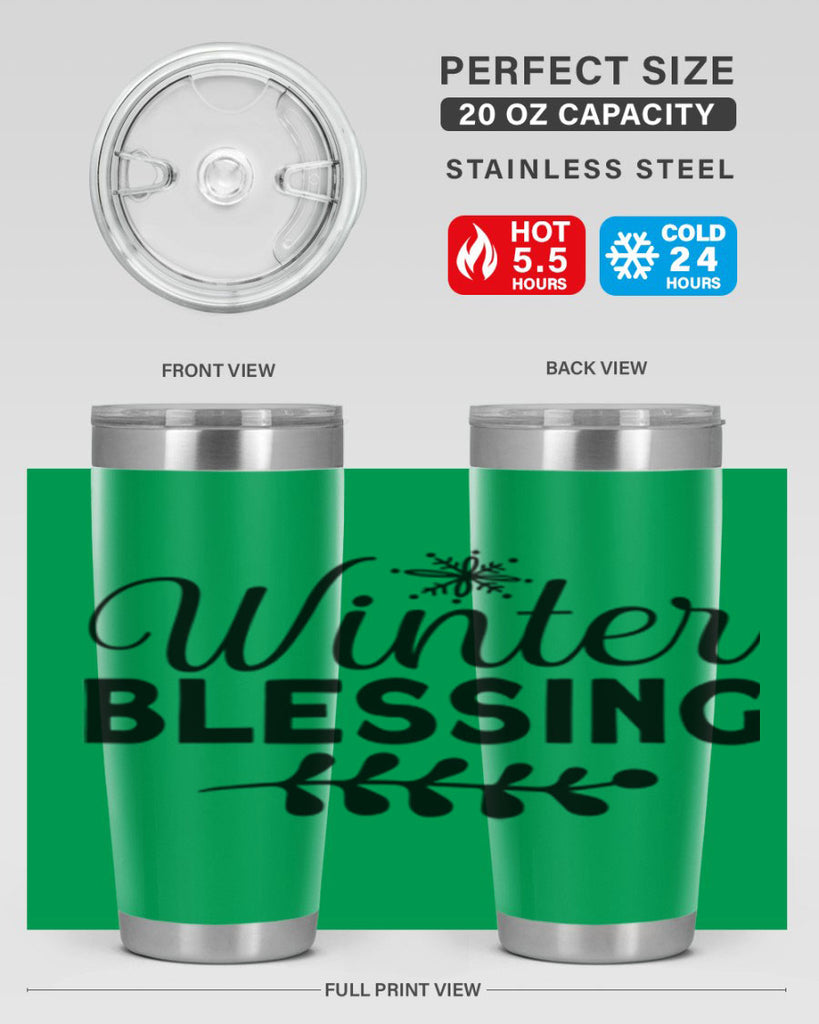 Winter Blessing488#- winter- Tumbler
