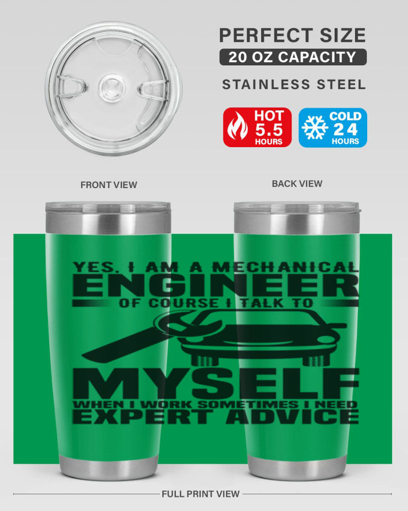 Yes I Am A Mechanical Style 1#- engineer- tumbler
