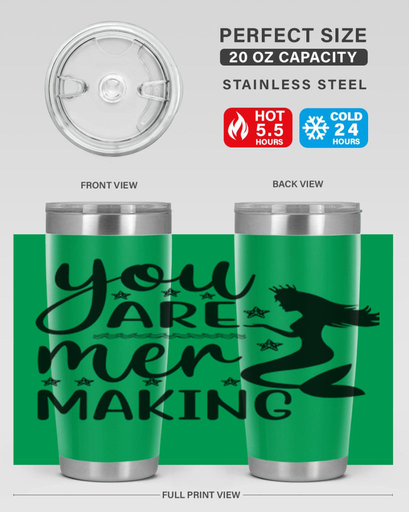 You are mer making 684#- mermaid- Tumbler