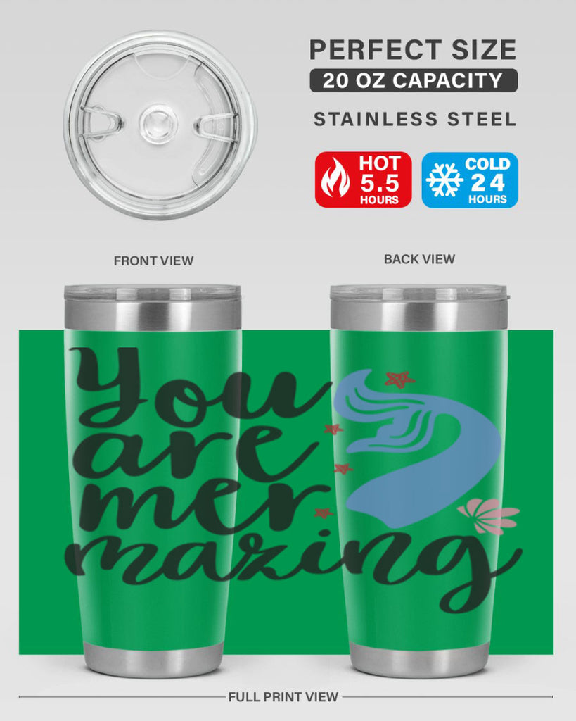 You are mermazing 681#- mermaid- Tumbler