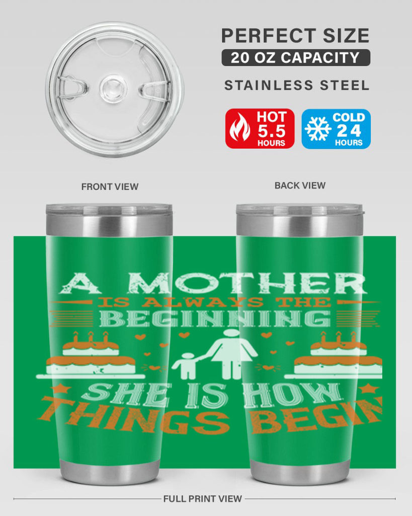 a mother is your first friend 12#- mothers day- Tumbler