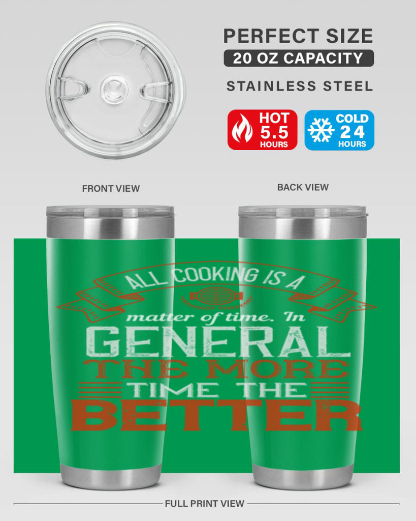 all cooking is a matter of time in general the more time the better 39#- cooking- Tumbler