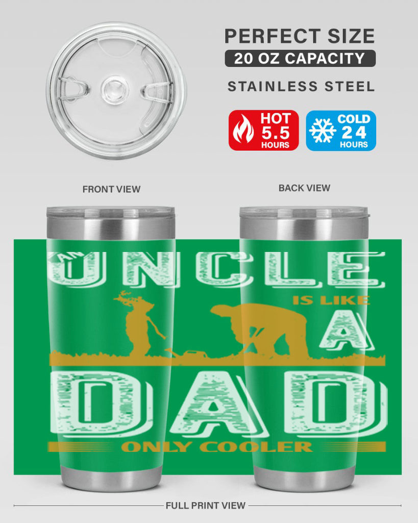 an uncle is like a dad only cooler 167#- fathers day- Tumbler