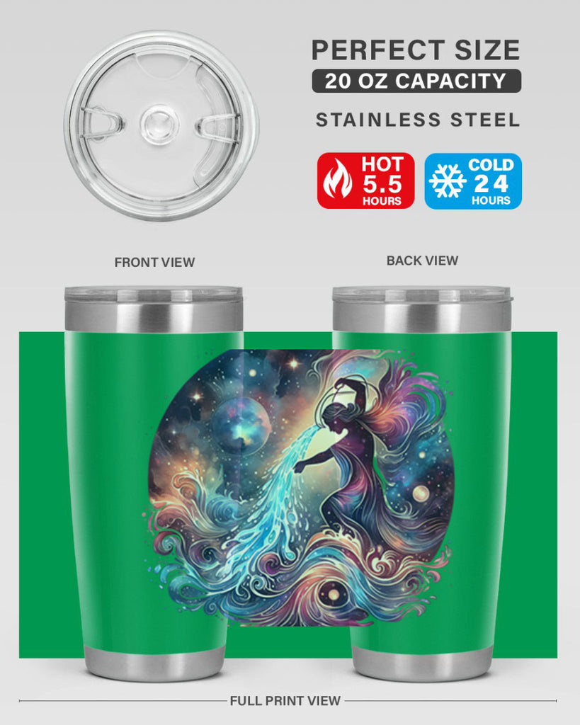 aquarius 79#- zodiac- Tumbler