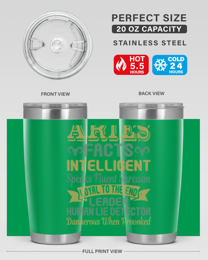 aries 123#- zodiac- Tumbler