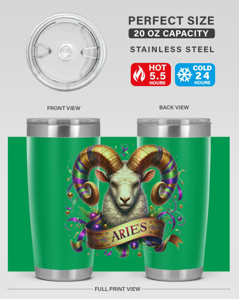 aries 136#- zodiac- Tumbler