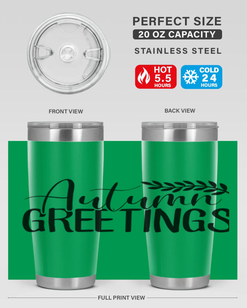 autumn greetings 13#- fall- Tumbler