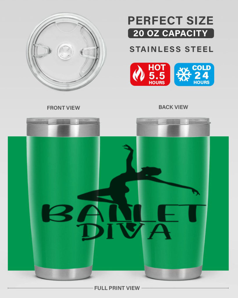 ballet diva6#- ballet- Tumbler