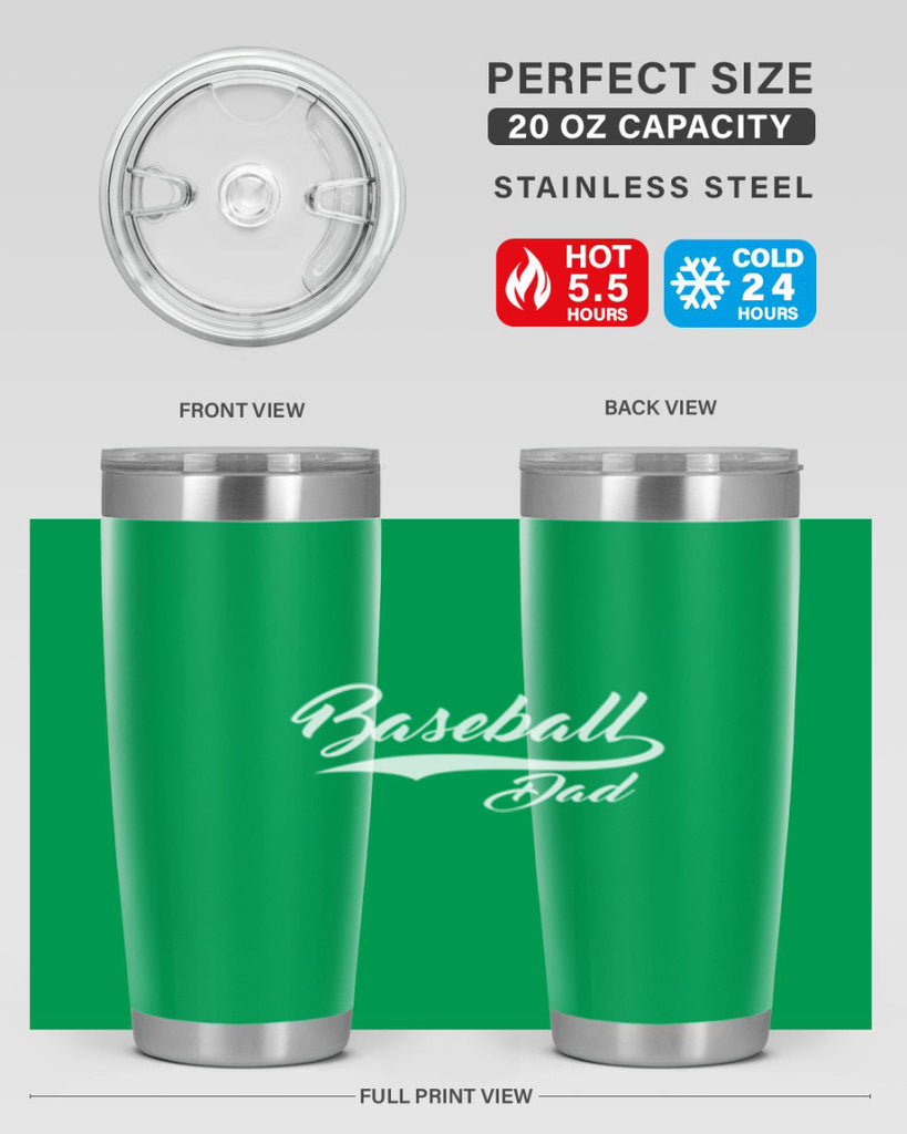 baseball dadi 50#- dad- Tumbler
