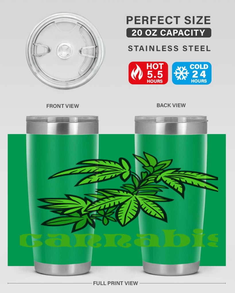 cannabis 38#- marijuana- Tumbler