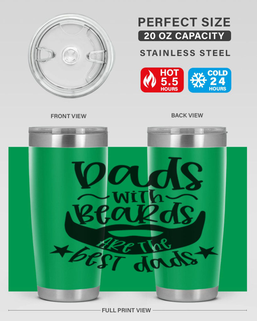 dads with beards are the best dads 53#- fathers day- Tumbler