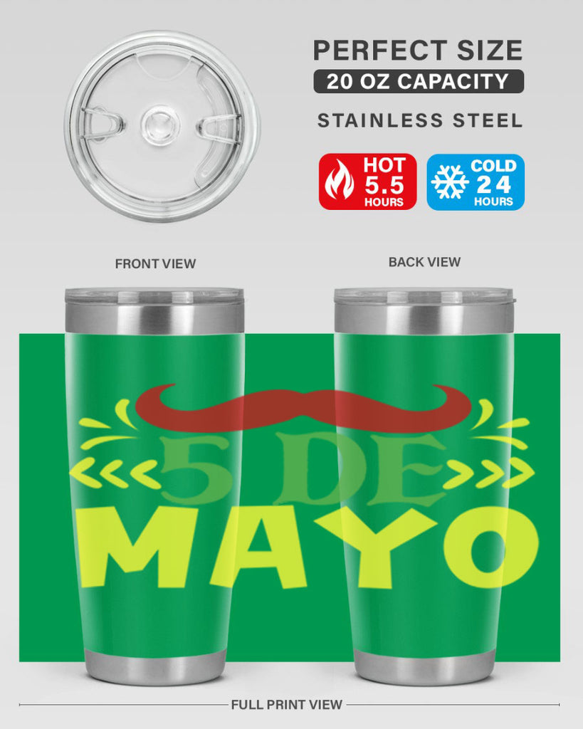 de mayo 5#- cinco de mayo- Tumbler