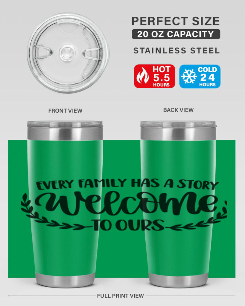 every family has a story welcome to ours 21#- home- Tumbler