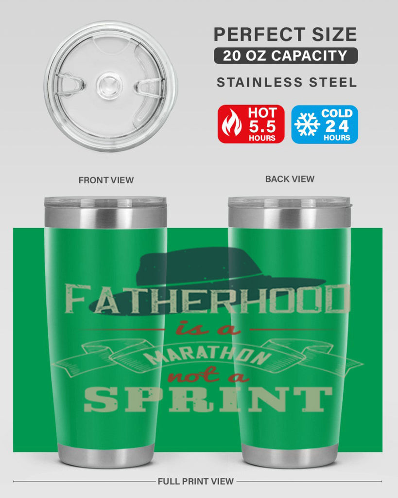 fatherhood is a marathon 227#- fathers day- Tumbler