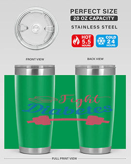 fight diabetes Style 38#- diabetes- Tumbler